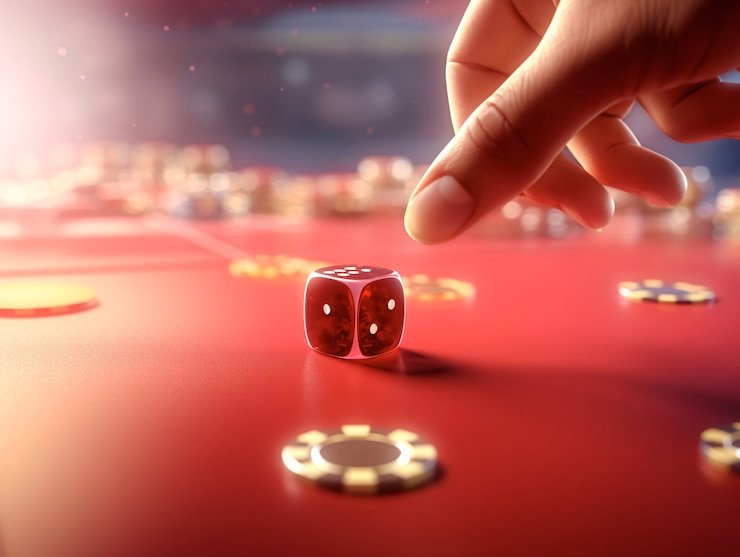Panduan strategi blackjack dasar ditampilkan di layar soliter